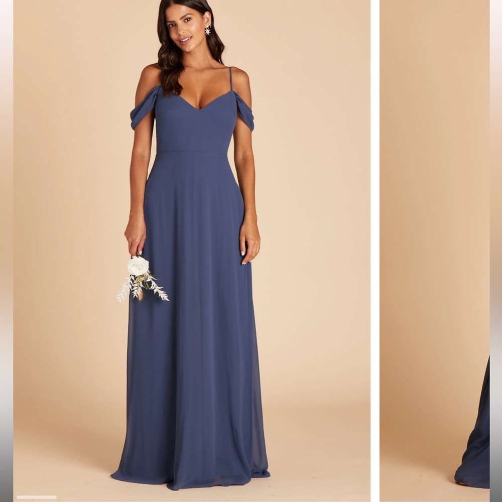 Birdy Grey DEVIN CONVERTIBLE DRESS in SLATE BLUE